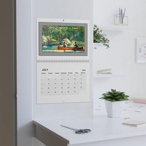 Wall Calendar (2026) State and National Parks Vintage Travel Poster Art Prints