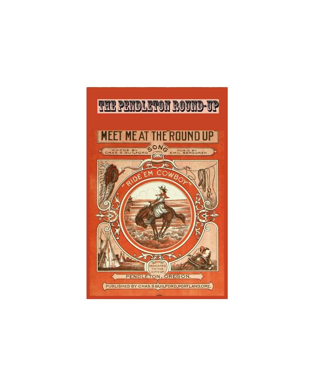 Vintage Pendleton Roundup and Rodeo Poster 12 X18 Inches Retro Print Artold  West Cowboys Broncs Roping Bull Steer Wrestling Western Rodeo - Etsy