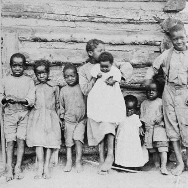 Histoical Photo Artprairie-immigration SLAVE CHILDREN 8 x10 Photo African American african american wall art