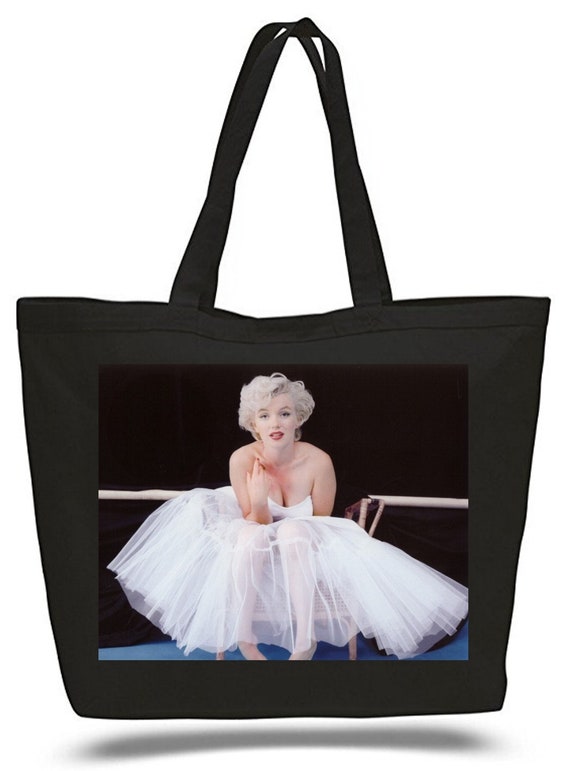 Marilyn Monroe bag with Long strap Zipped pocket on the back