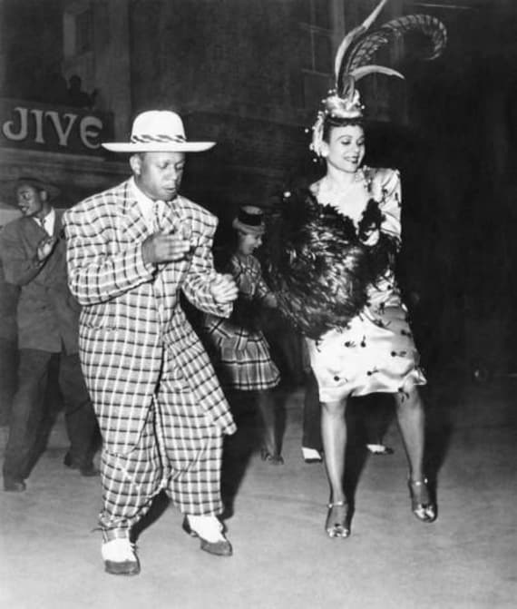African American 8 X 10 Photo Zoot Suit Dancing the Night Away Etsy