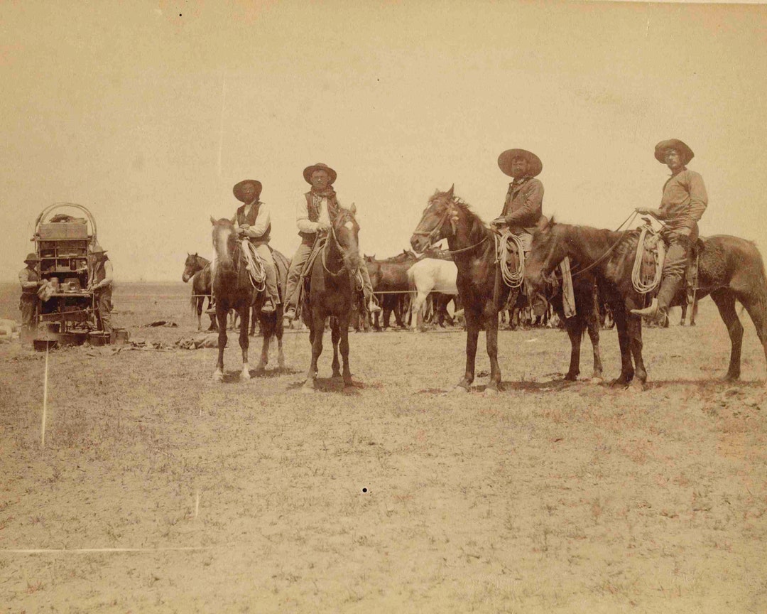 Roundup Old West Cowboys 8 X10 Photo - Etsy