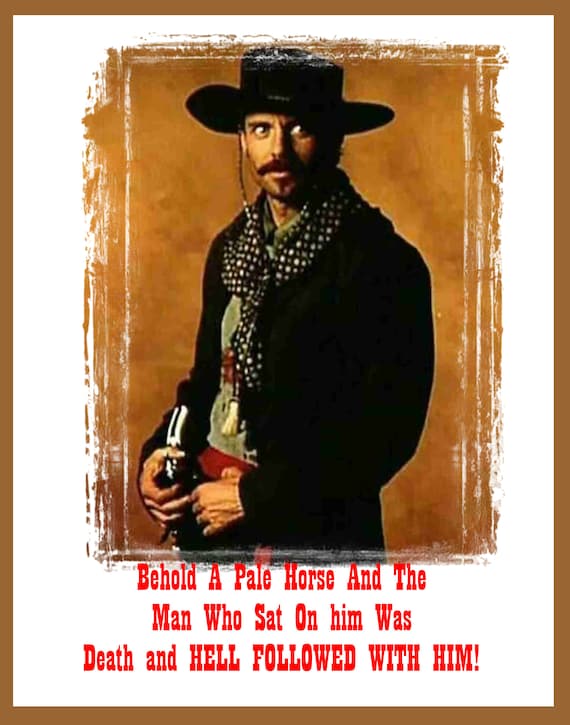 Buy Johnny Ringo of Tombstone and Famous Movie Quote and Hell Followed With  Him. 8 X 10 Poster Online in India - Etsy