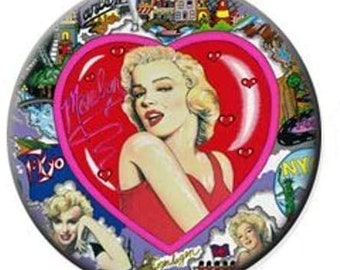 Marilyn Monroe 3 inch Patch can be iron on or sewn on,