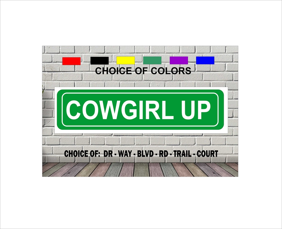 USA ストリート看板　COWGIRL USA ストリート看板 COWGIRL