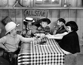 Little Rascals Snack Time Lunch Our Gang Comedy 8 x10 Photo