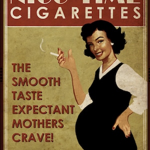 old cigarette advertising Old Cigarette Ad