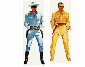 Single or Sets of Lone Ranger and Tonto XXXL Vintage  Poster Vintage Art Life Size.