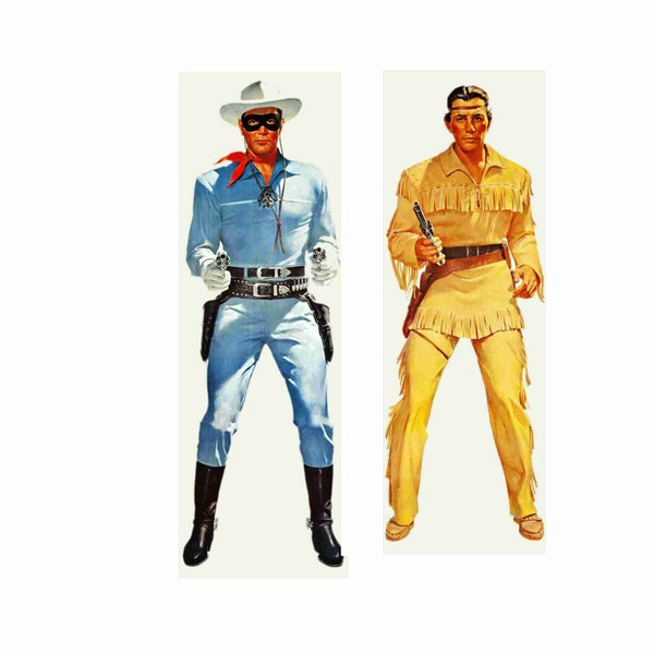 Single or Sets of Lone Ranger and Tonto XXXL Vintage  Poster Vintage Art Life Size.