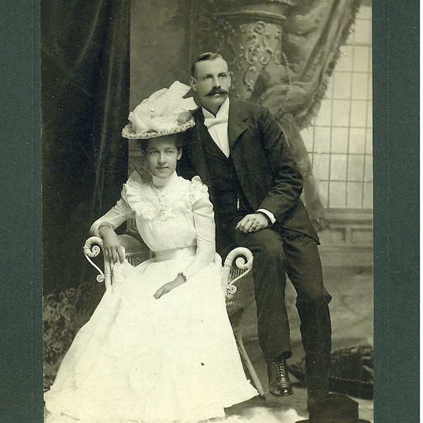 the Real Wyatt Earp of Tombstone and Wife Josie 8  x 10 Photo
