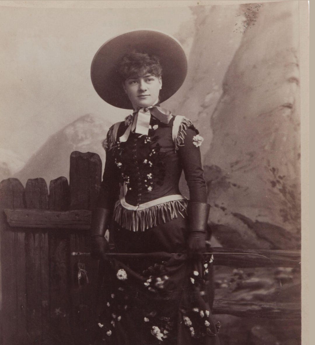 8 X 10 Old West Cowgirl 1888 Rare Photo or Large Tin Sign - Etsy