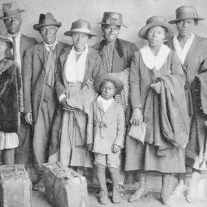 Die große Migration in Chicago im Jahr 1918. Foto ist leicht unscharf 8 x10 Foto Afroamerikaner afroamerikanische Wandkunst