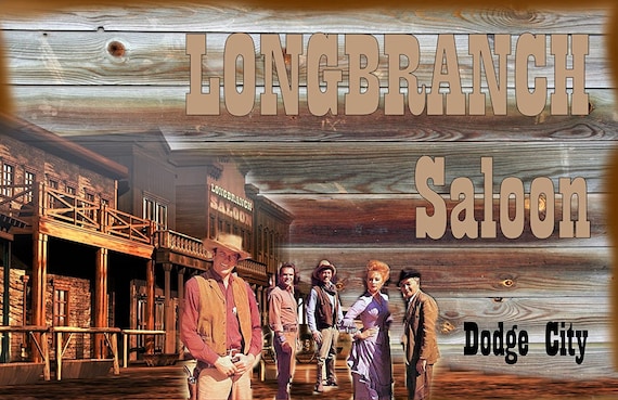 Gunsmoke cast Long branch Saloon Poster 12 x18 Inches Unique Art Poster