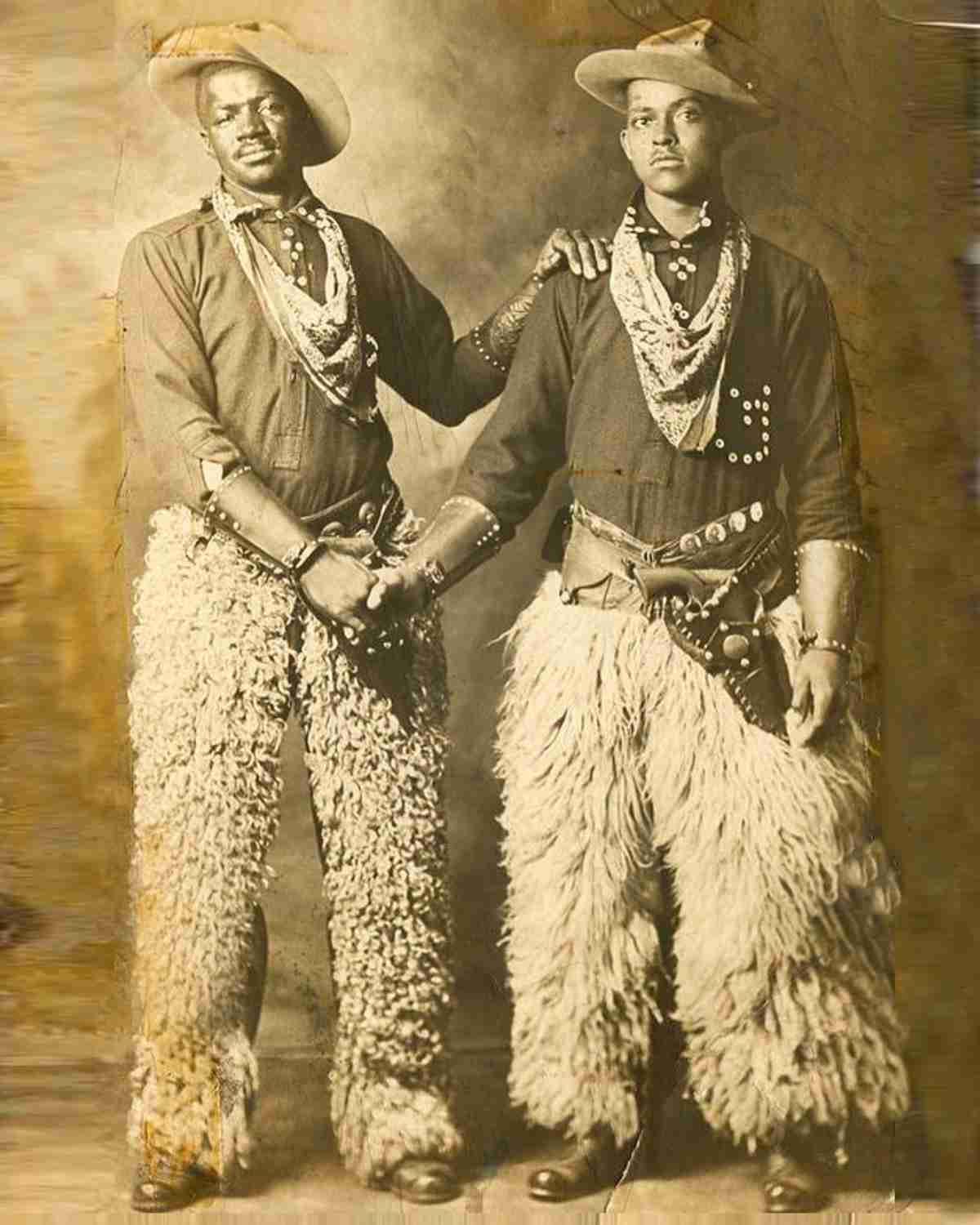 Histoical Photo ArtOld West Black Cowboys with Chaps 16 x 20 Photo African American african american wall art