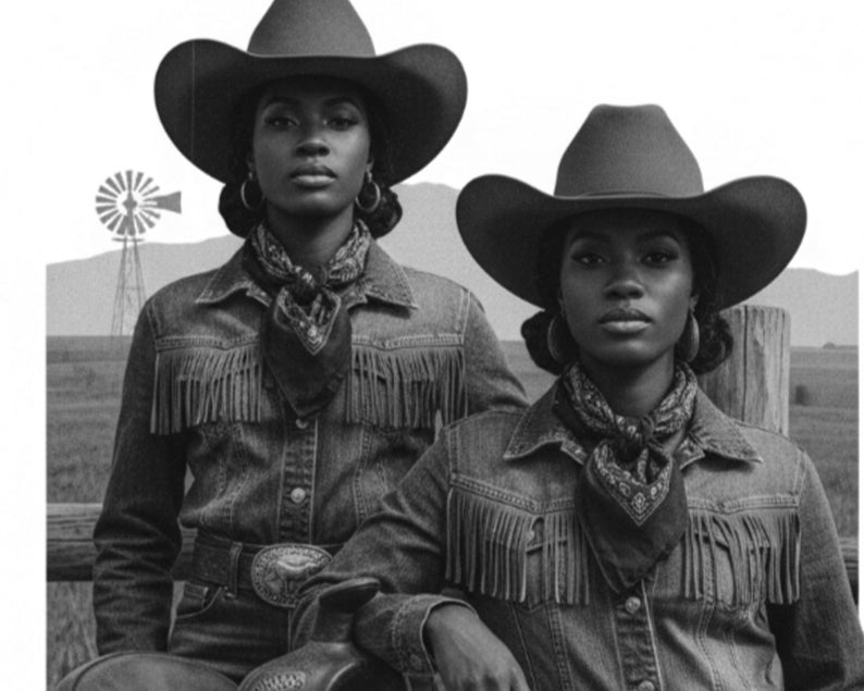 Black Rodeo Cowgirls at a Rodeo 2012 8 X10 Photo African American Black ...