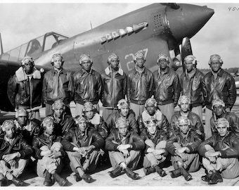 Histoical Photo ArtTuskegee Airmen Red Tails  8 x10 Photo African American african american wall art