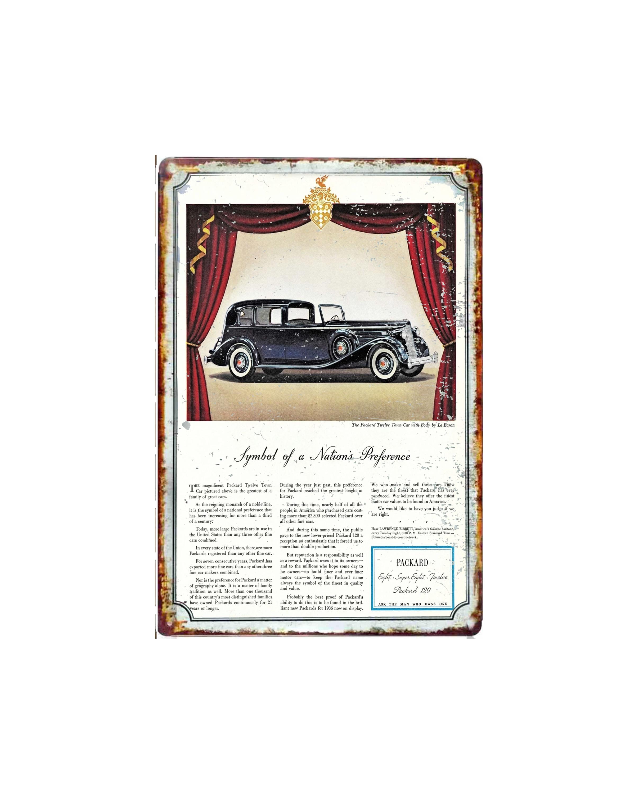 Vintage Packard Sign - Etsy Canada