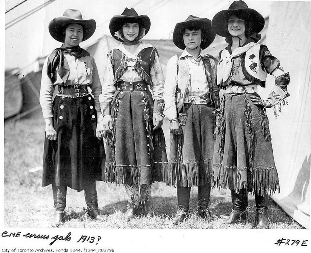Tin Sign Retro 8 X 12 or 8 X 10 Photo Cowgirl Fashions Early 1900s ...