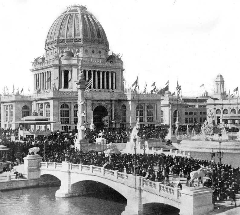 Chicago World's Fair 1893 8 X10 Photo Etsy