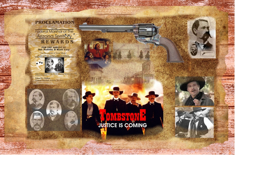 Tombstone Justice is Comming 16 X 24 Poster Inches Retro Print Art Old ...