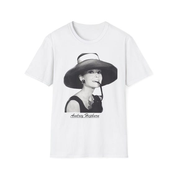 Audrey Hepburn Vintage Unisex T-shirt, Fashion Tee, Movie Lover 