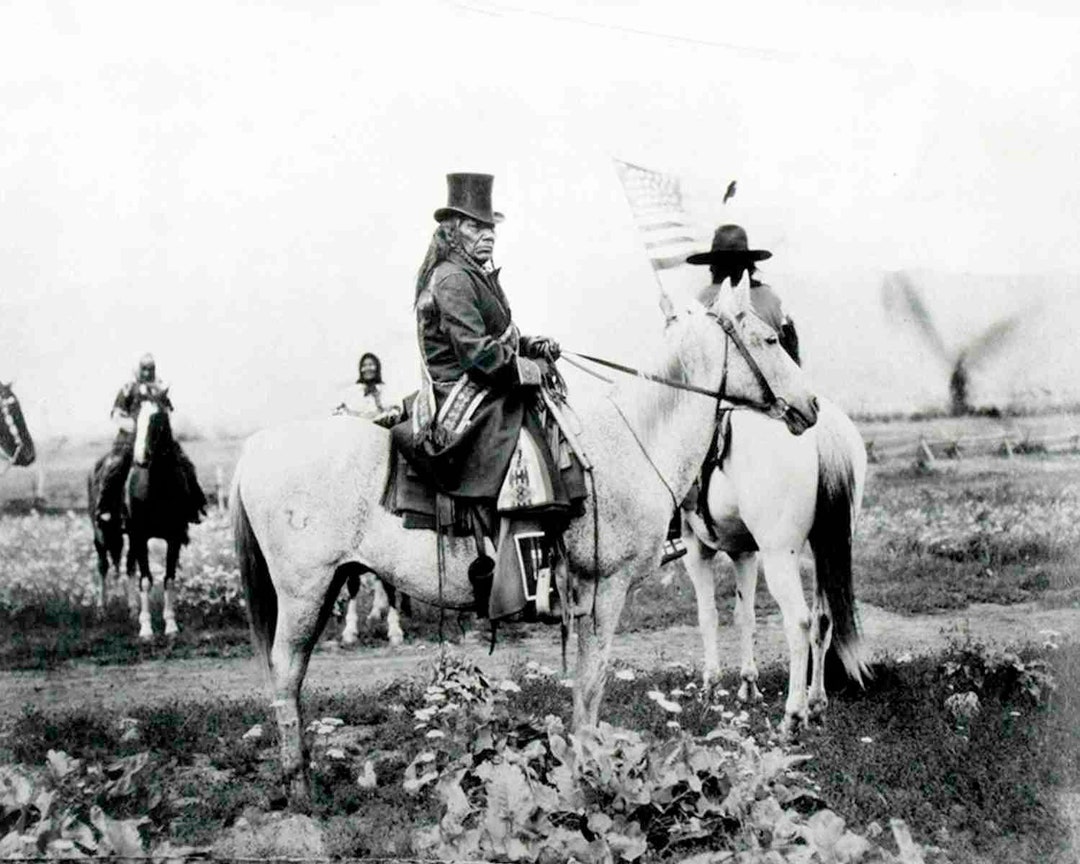 Native American Indian Chief Charlo 1906 8 X10 Photo Etsy