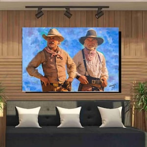 Lonesome Dove Gus Call Oil Painting 8x10 Photo Old West Cowboy Art