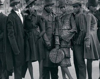 歴史的な写真アート アフリカ系アメリカ人 8 x 10 写真