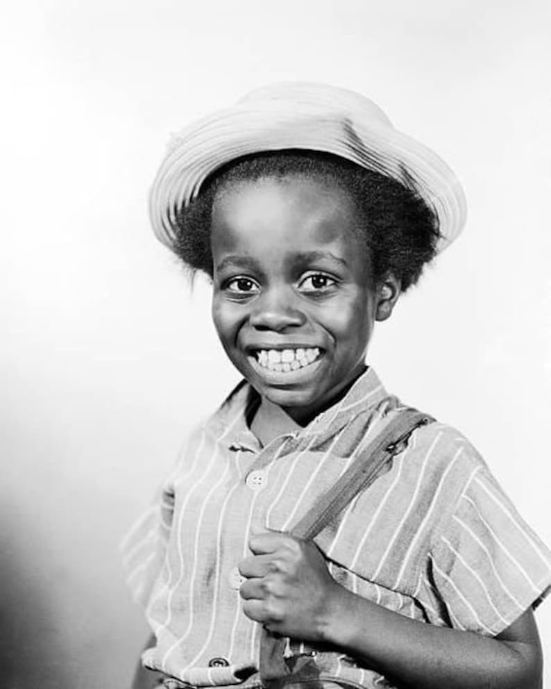 Little Rascals Buckwheat Child Star 8 X10 Photo African Etsy