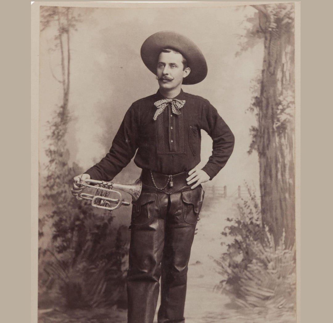8 X 10 Old West Musician Cowboy Rare Photo or Large Tin Sign - Etsy