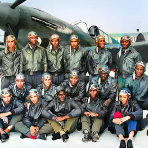 Red Tails Truskegee Airmen WWII fighters 8 x10 Photo African American Black HIstory Month