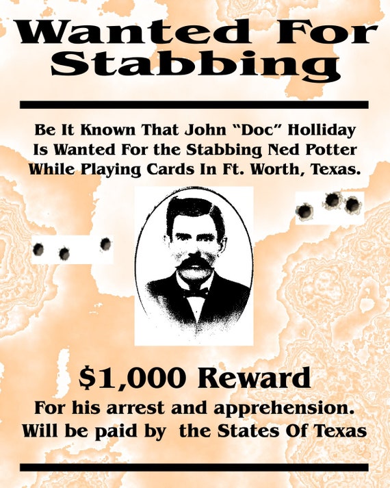 Set of 10 Wanted Poster Outlaws of the Old West Dead or Alive | Etsy