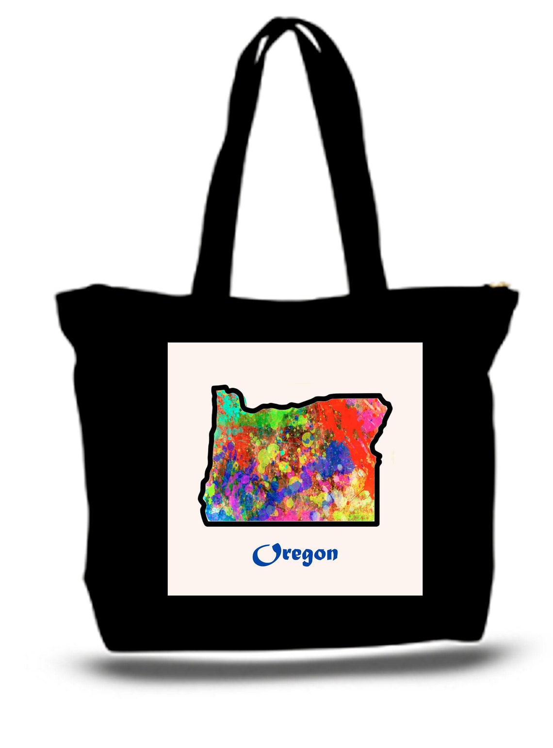 State Of Oregon Tote Bag Grocery Beach All Around Tool Etsy