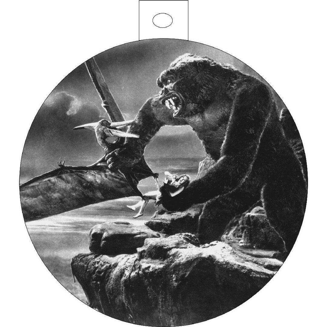 King Kong Christmas and Holiday Ornament Etsy