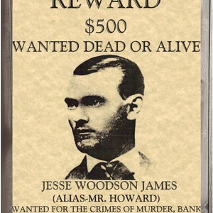 Set of 10 Wanted Poster Outlaws of the Old West Dead or Alive - Etsy