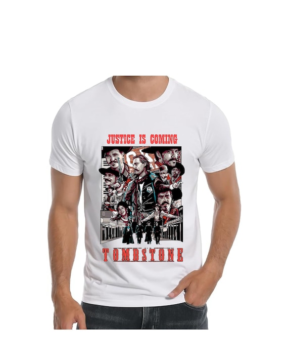 Tombstone Wyatt Earp Doc Holliday T Shirt Shootout at the OK