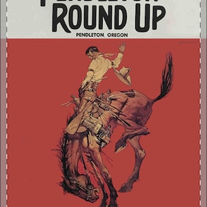 Pendleton Round-up Poster - Etsy