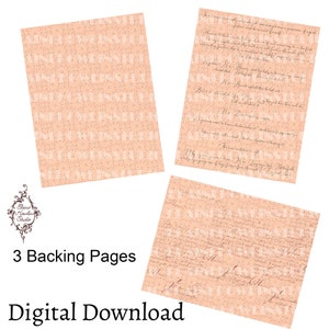 Jane Austen Vintage Pockets and Mini Folders for Reading Journals, Junk Journaling, Scrapbooks, Shabby Chic, Cottagecore image 5