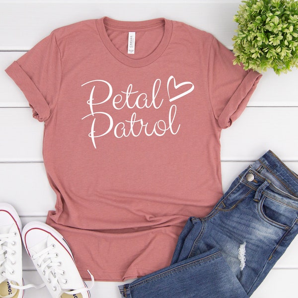 Petal Patrol Shirt, Flower Girl Shirt, Ring Patrol Shirt, Wedding Rehearsal Shirt, Bridal Party Shirt, Ring Security Shirt, Ring Bearer