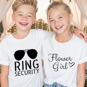 Petal Patrol Shirt, Ring Sicherheits T-Shirt, Ring Bearer Sweatshirt, Blumenmädchen Outfit