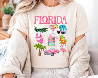 Girls Trip Florida T-shirt, Sunshine Vacation Tee