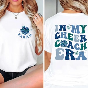 In My Cheer Coach Era Sweatshirt, Custom Cheer Coach Hoodie, Cheer Coach Sweatshirt, Cheer Coach Gifts, Cheer Coach Shirt, Cheer Coach  Tee