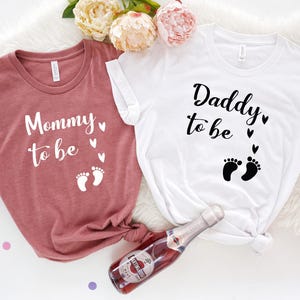 Pregnancy Reveal Shirt, Mommy to be Shirt, Daddy to be shirt, Mom To Be Shirt, Baby Announcement Shirt, Pregnant Shirt, New Mom Shirt