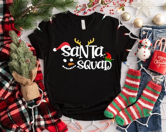 Santa Squad Shirt, Family Christmas Shirts, Santa Shirt, Christmas Party Shirt, Christmas Trip Shirt, Santa Crew Shirt, Holiday Shirt