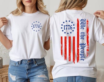 We The People T-Shirt, 1776 Patriotic Tee, American Freedom Shirt, Constitution Quote T-Shirt