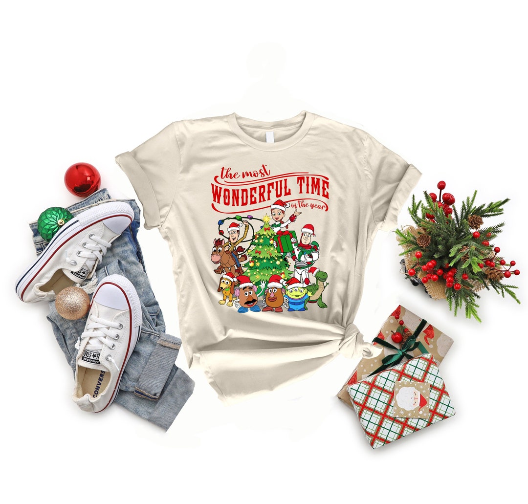 Toy Story Christmas Shirt, Buzz Lightyear Christmas Tee, Rex Xmas Shirt