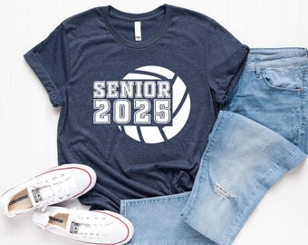 Senior 2026 Volleyball Team Shirt, Custom School Spirit