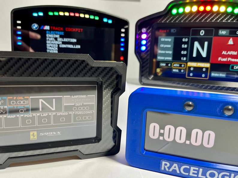 DDU 6 Sim Racing 5'' Dash Display With Leds Fanatec Simucube Moza ...
