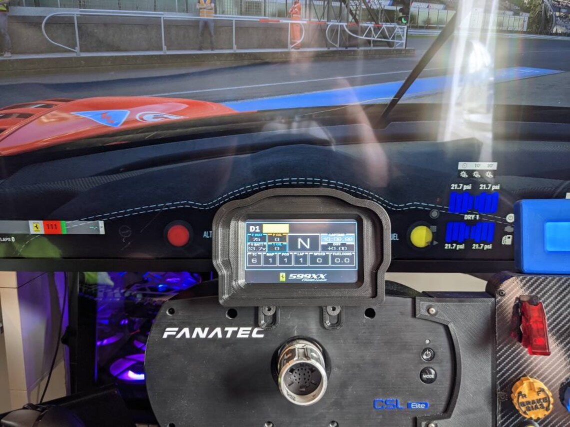 Nextion 4.3 Sim Racing Dash Display 3D Printed ENCLOSURe V2 Etsy