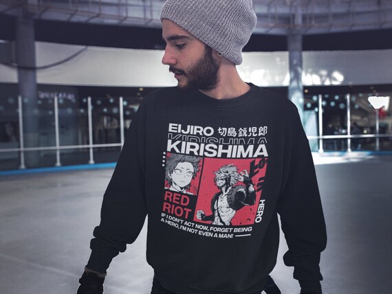 Sudadera Eijiro Kirishima Mi Héroe Academia Disturbios | Etsy México
